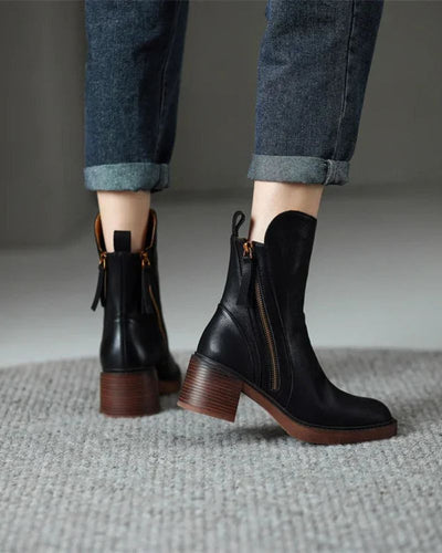 GARCIEL - Bottines en cuir