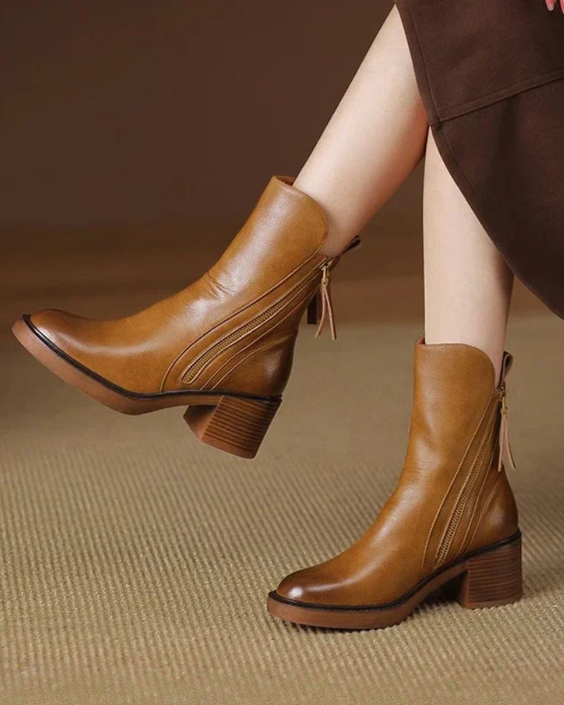 GARCIEL - Bottines en cuir