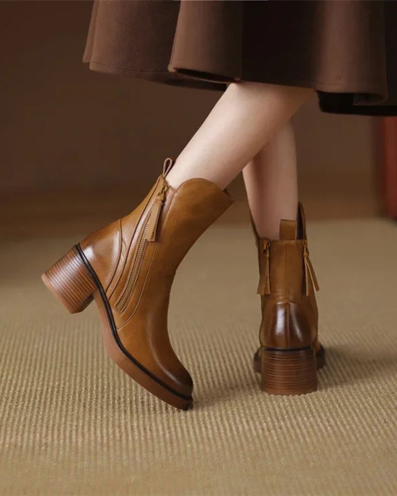 GARCIEL - Bottines en cuir