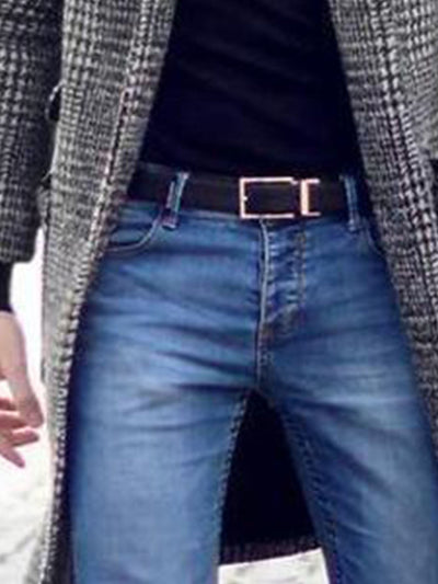 Adrien | Manteau long à carreaux