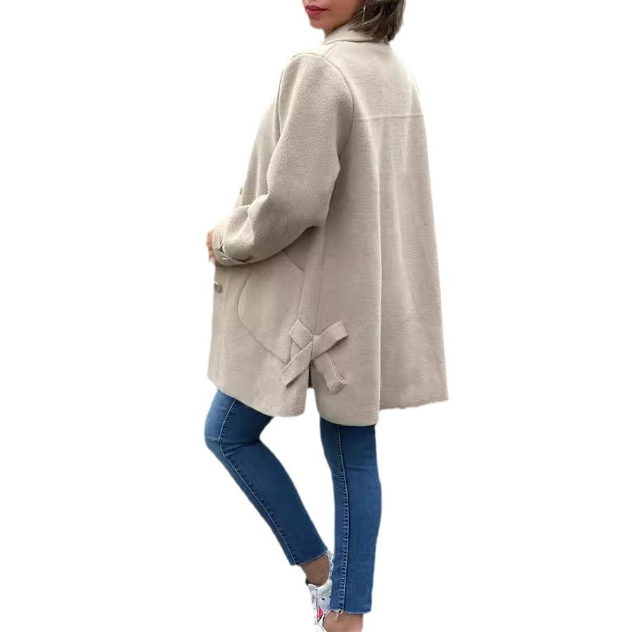 Isabeau – Manteau oversize classique avec boutons