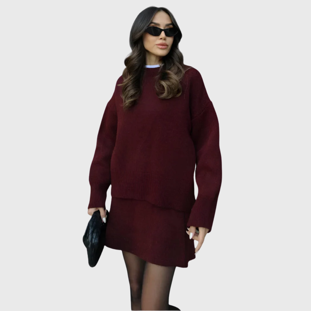 Ensemble en maille douillette