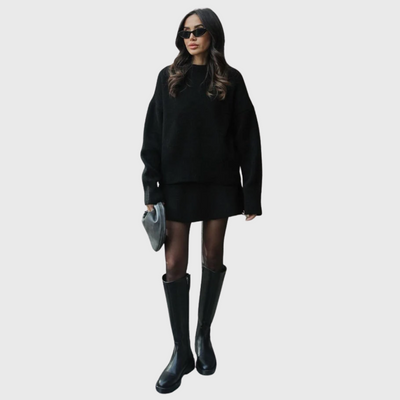 Ensemble en maille douillette