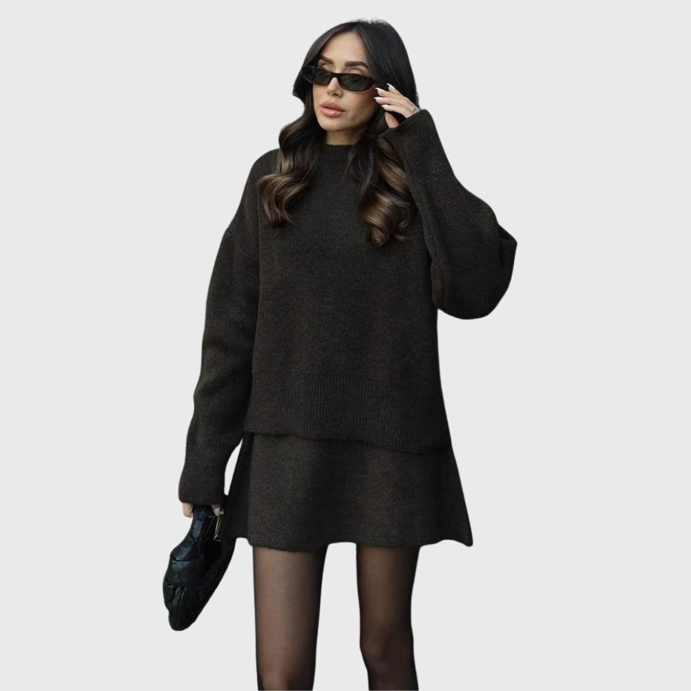 Ensemble en maille douillette