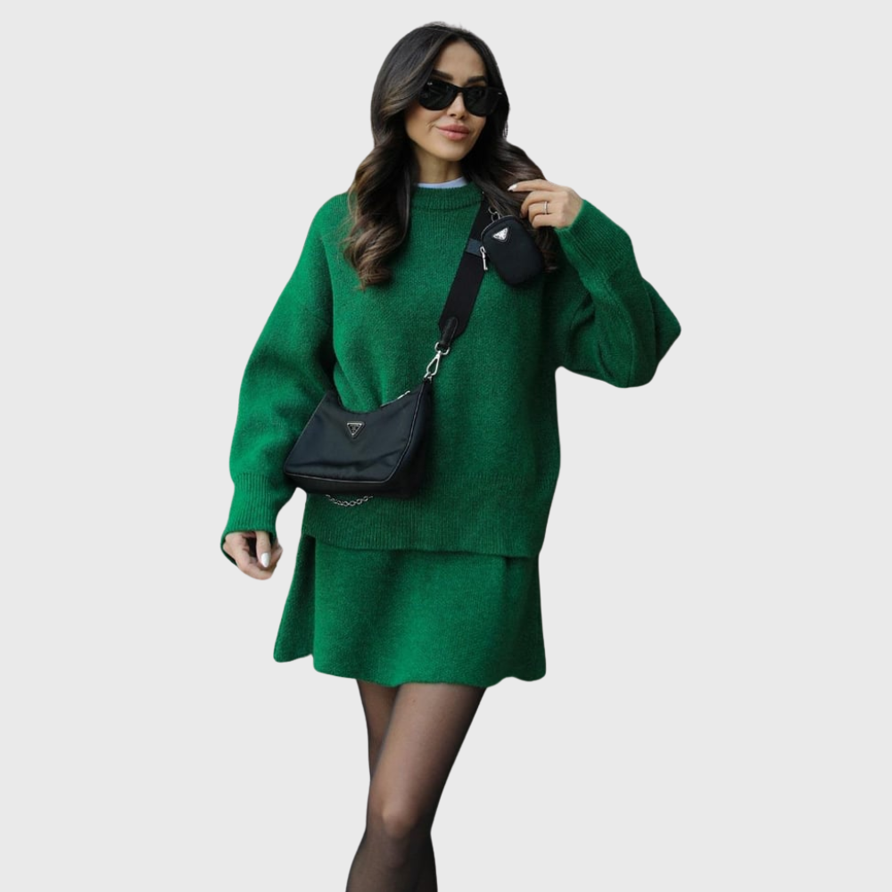 Ensemble en maille douillette