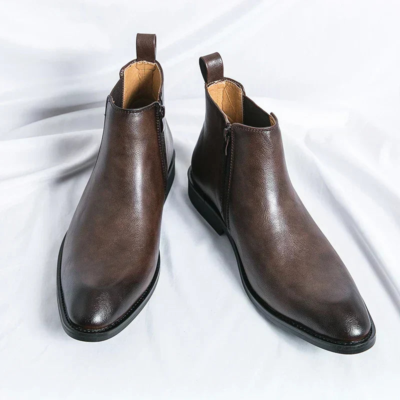 Cooper | Bottines Chelsea pour homme avec fermeture éclair et style élégant