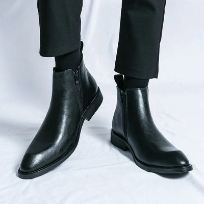 Cooper | Bottines Chelsea pour homme avec fermeture éclair et style élégant