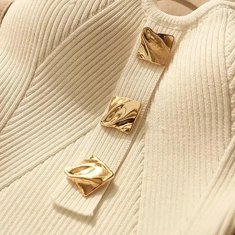 Crop Top Attirant En Tricot