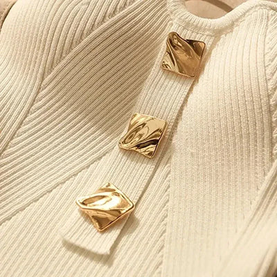 Crop Top Attirant En Tricot